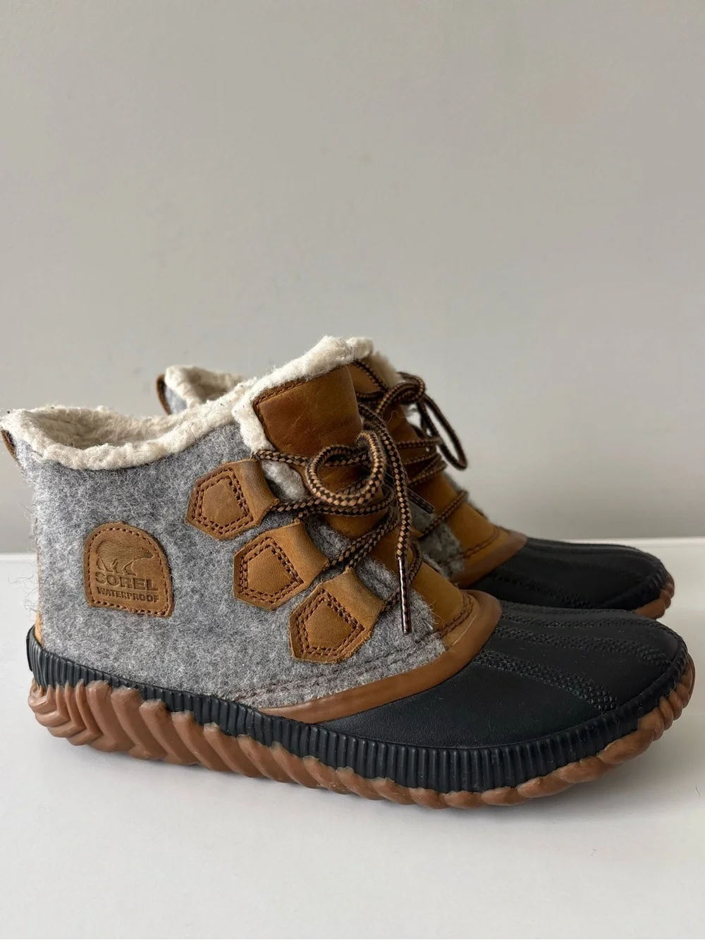 Sorel Out N About Plus Felt Boots Women’s 7 Waterproof